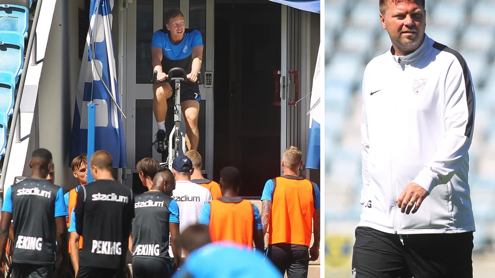 Jens Gustafsson kan fortfarande inte svara på om Alexander Fransson kan spela mot Kalmar.