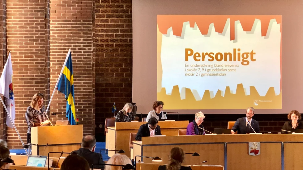 Helen Lindbäck, gruppledare för KD, tycker det är oroande att ungdomar i Piteå mår dåligt. (Arkivbild)