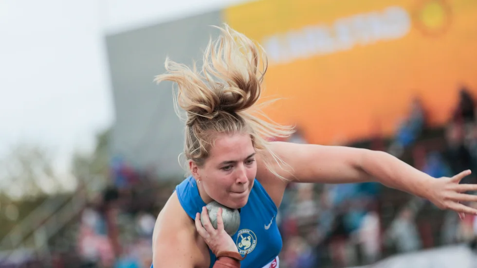 En vecka efter personrekordet och femteplats en i Europacupen stötte Sara Lennman rekord, igen.