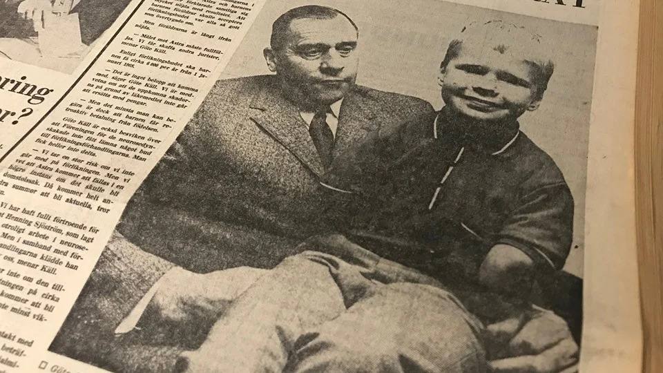 Kuriren för 50 år sedan: Göte Käll är besviken över förlikningsbudet till neurosedynskadade barnen.