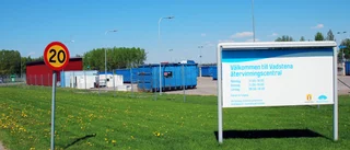 Bommar på återvinningscentralen - men ännu gratis