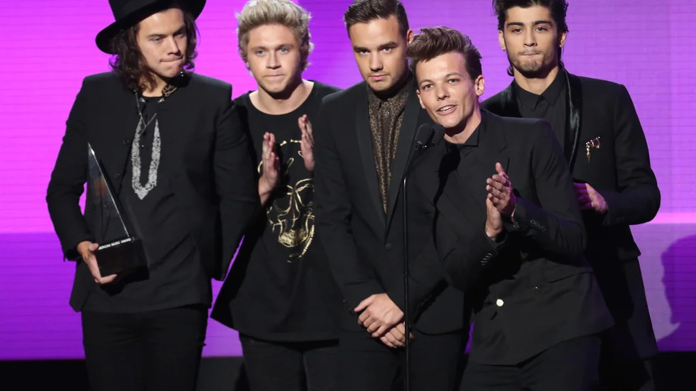 One Direction anno 2014: Harry Styles, Niall Horan, Liam Payne, Louis Tomlinson och Zayn Malik. Arkivbild.