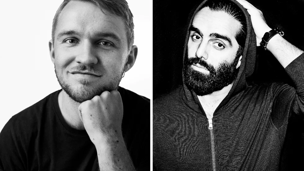 Mårten Granlund och Navid Modiri driver projeketet Storebror med digitala mötesgrupper för män.