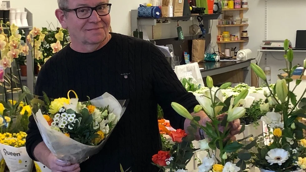 Niklas Knutsson satsar på ny blomsteraffär.