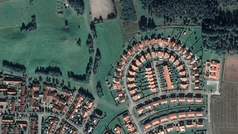 Området kring Rörsångarevägen 11