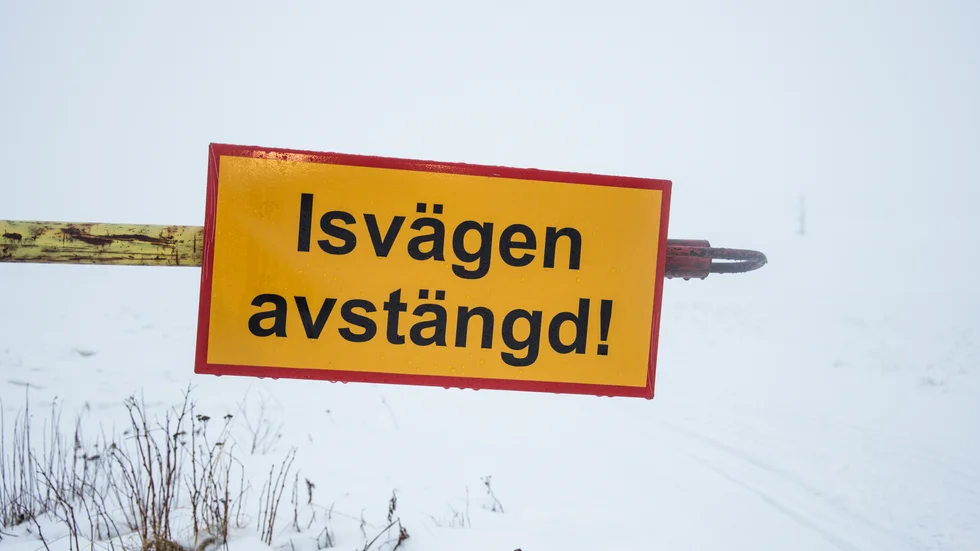 Stängt var det här.