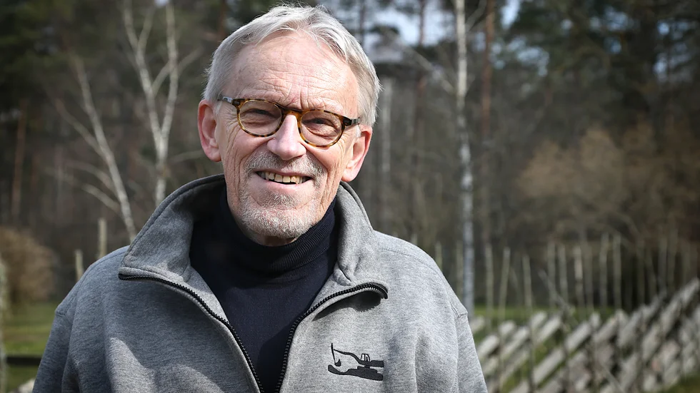 Under pandemin har Håkan Anderson sysselsatt sig med bildkonst. 