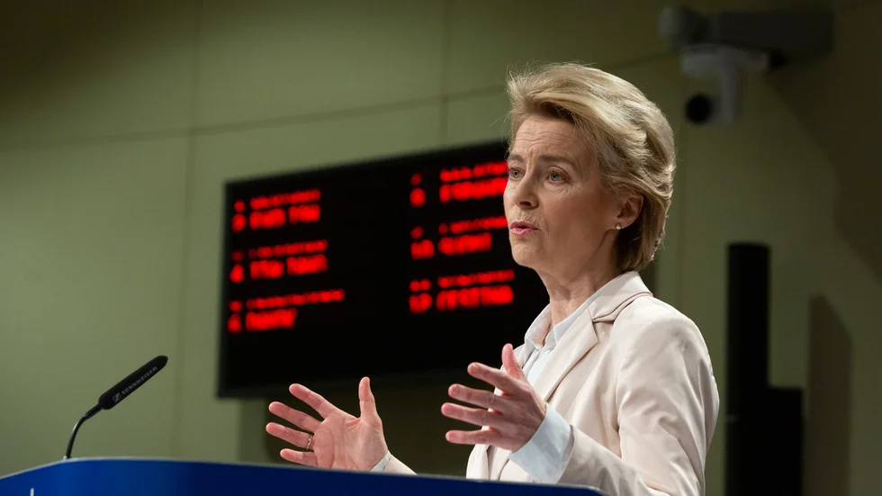 EU-kommissionens ordförande Ursula von der Leyen. Arkivfoto.