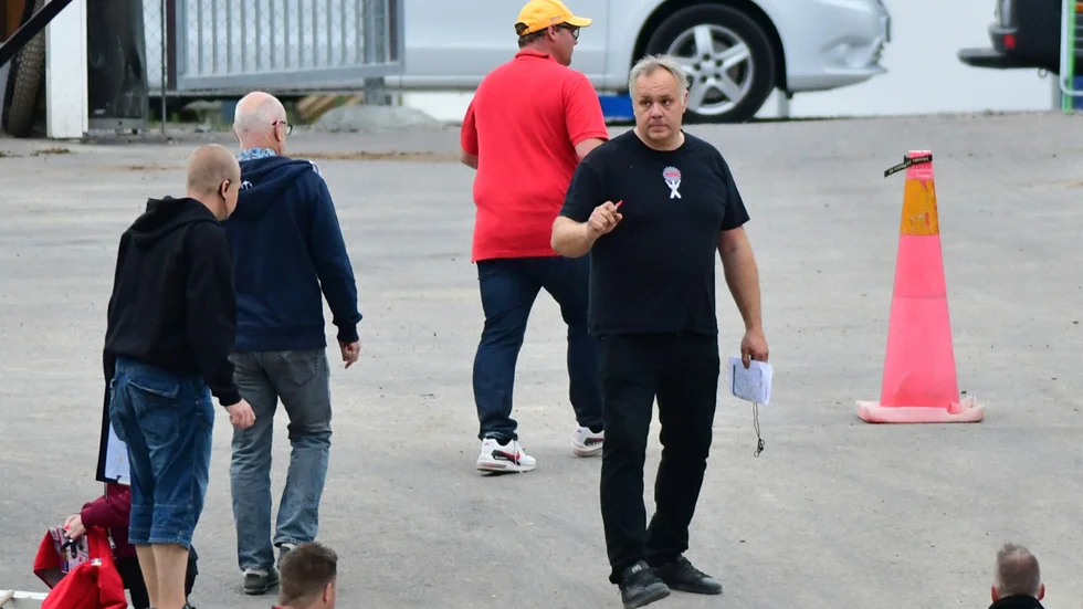 Peter Jansson på dåvarande HZ Bygg Arena i Hallstavik.