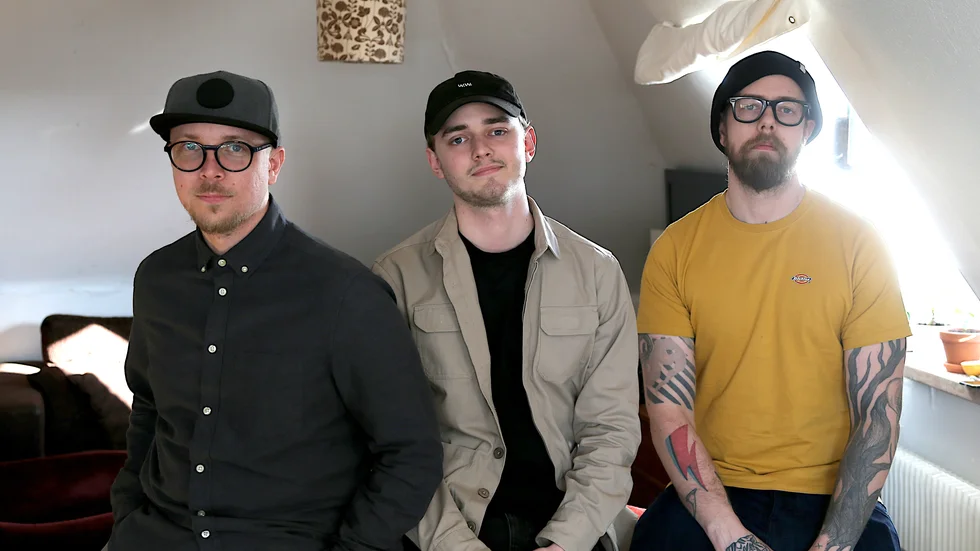 Erik Landerdahl, Oskar Pedersén och Jonas Norén arrangerar klubbkväll på distans.