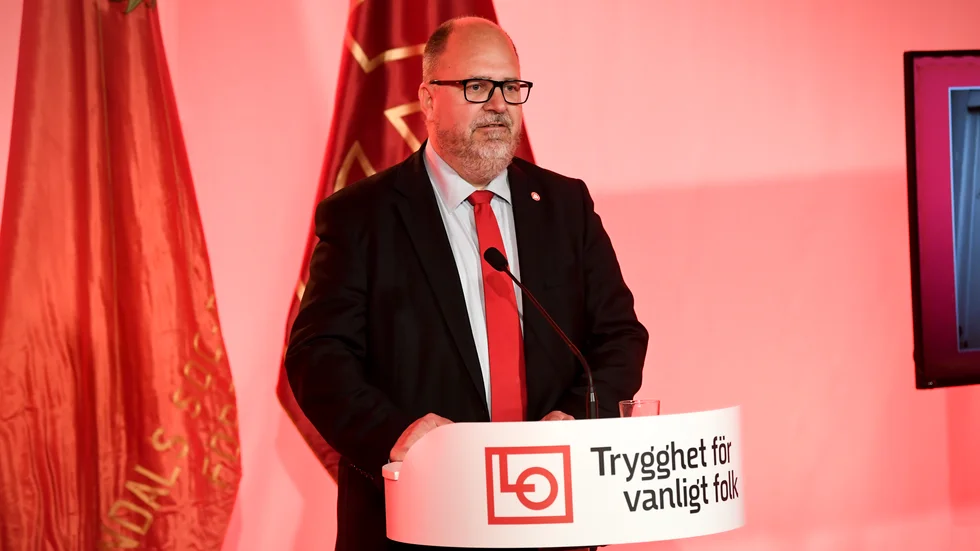 LO:s ordförande Karl Petter Thorwaldsson. Arkivbild.