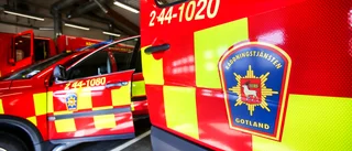 Larmades om brand i flisbrännare