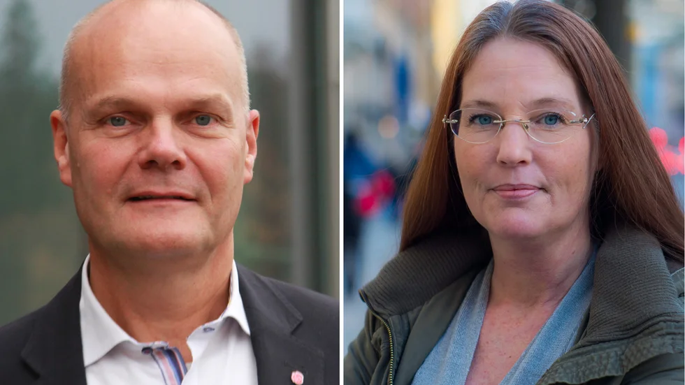 Peter Evansson (S) och Nina Broman Costa (V) håller digitala första maj-tal i Knivsta kommun på fredag.