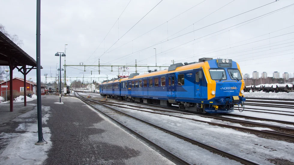 Tågpendeln Boden–Luleå.