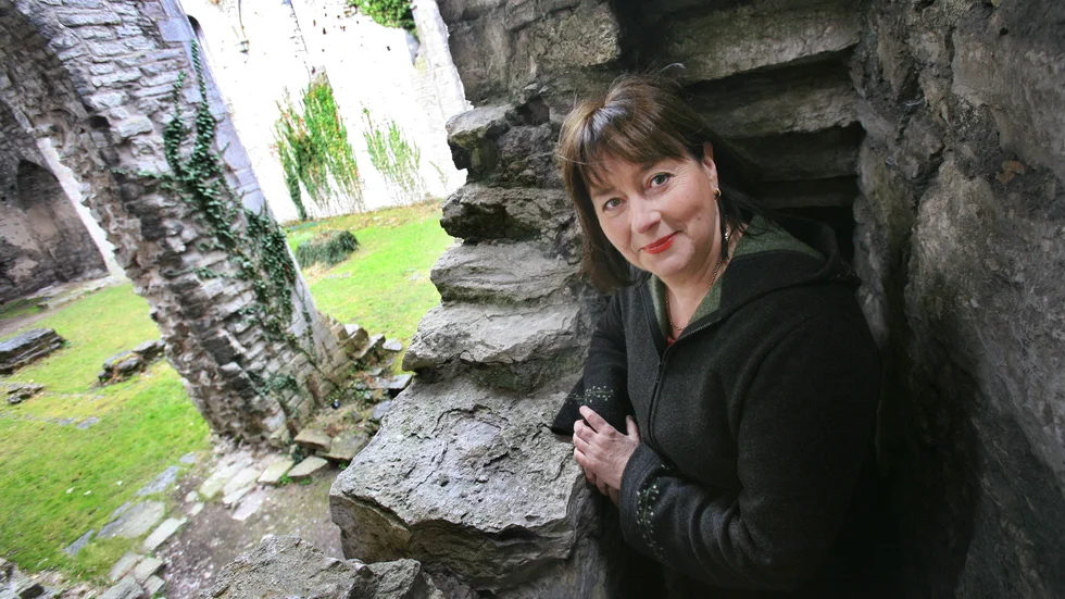 Anna Jansson i Visbymiljö. 