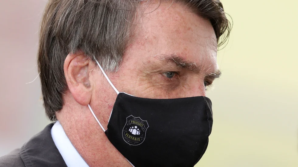 Brasiliens president Jair Bolsonaro. Arkivbild.