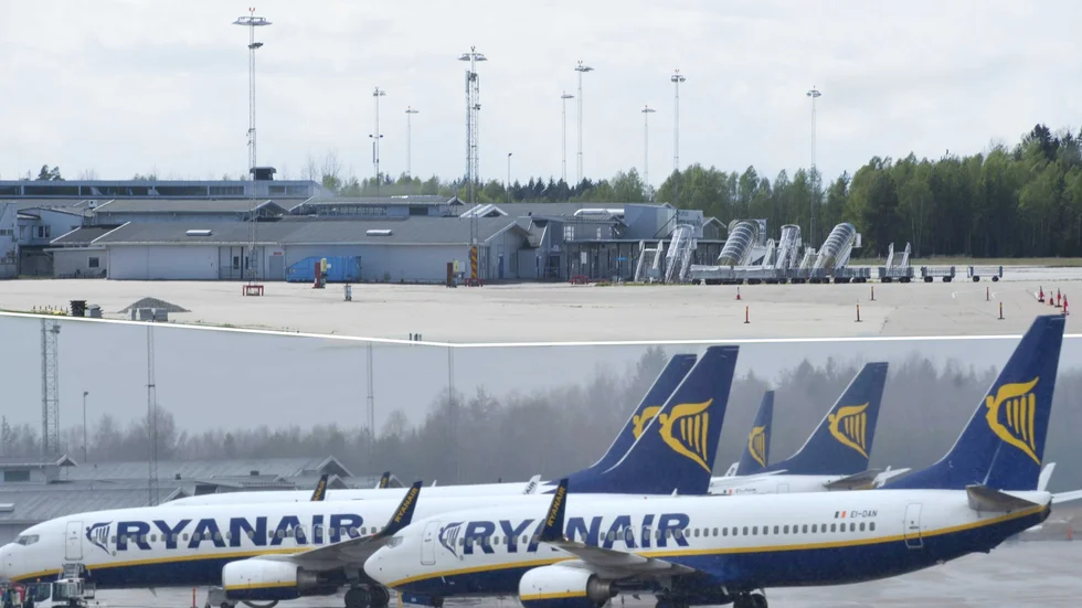 Skavsta är tomt på plan efter pandemin. Förra året reste runt 2,2 miljoner från Skavsta.