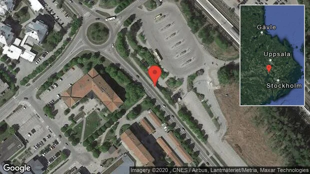 Stopp på väg 545 på grund av en olycka