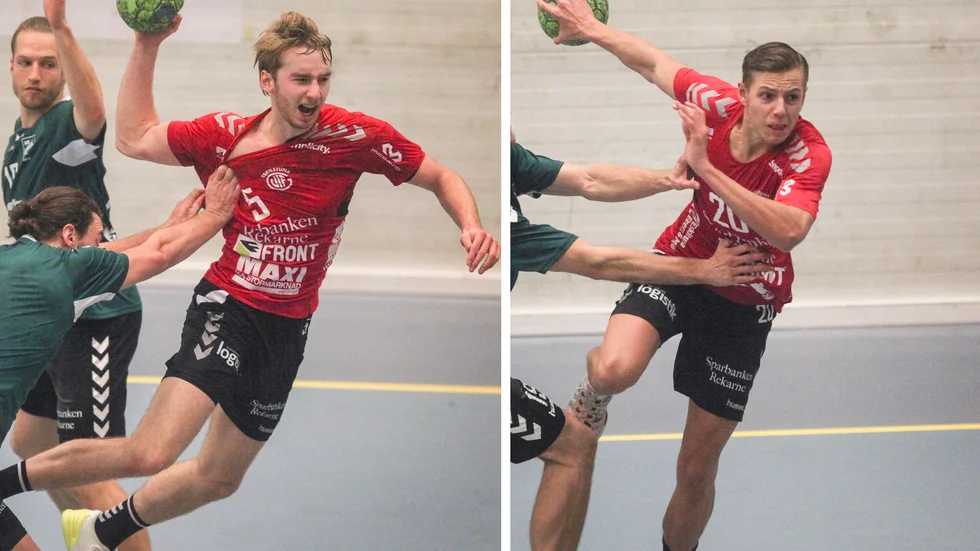 Linus Gustafsson (till vänster) och Filip Johansson spelar med Guifs a-lag kommande säsong.