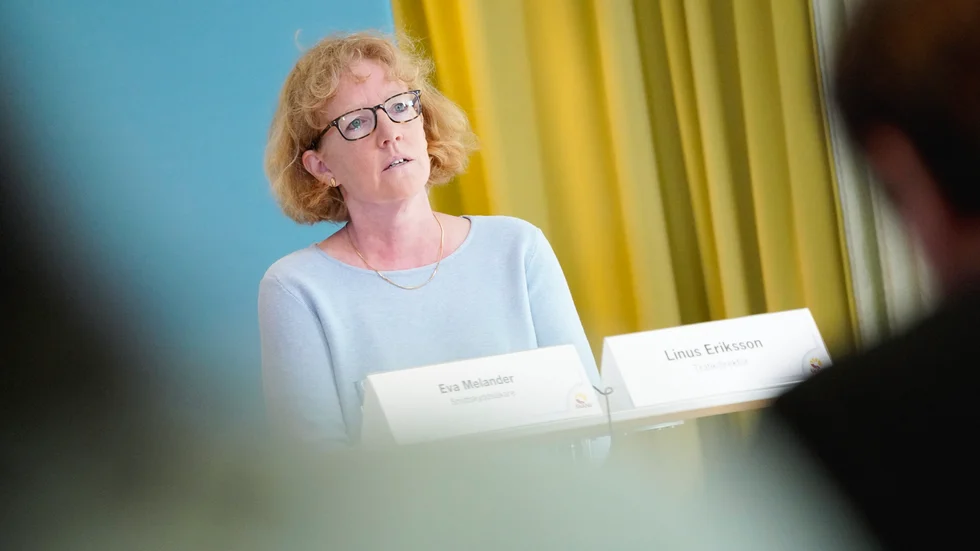 Eva Melander, smittskyddsläkare i Region Skåne. Arkivbild.