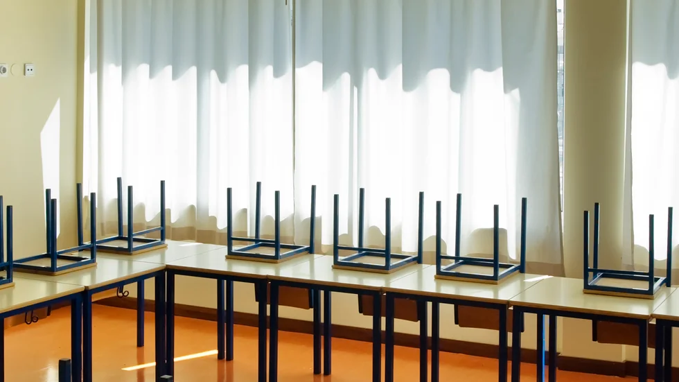 Delar av skolan ska evakueras.