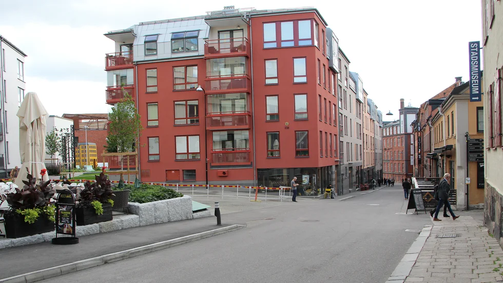 Den här platsen heter Trehörningen.