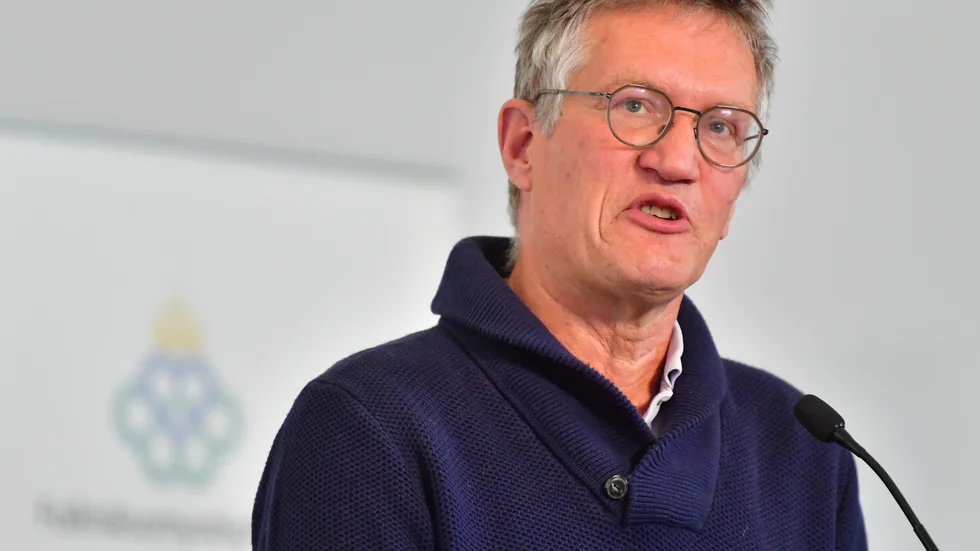 Anders Tegnell, statsepidemiolog vid Folkhälsomyndigheten. Arkivbild.