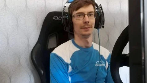 Erik Andersson, Gotlands MF blev bäste gotlänning när SM i virtuellt rally avgjorts. 