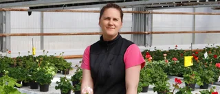 Kundkontakt och det praktiska fick Elin att bli florist
