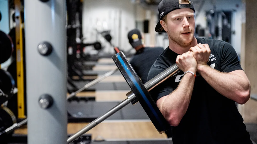 Skellefteå AIK:s träningsupplägg på gymmet passar Nilsson bra. 