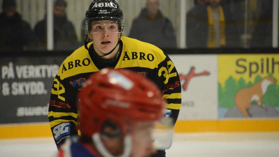 Eddie Levin är tillbaka i Vimmerby Hockey och har gjort det bra på försäsongen.