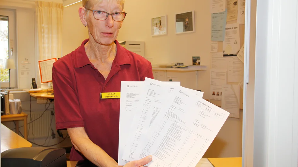 Av 36 olika artiklar som Gunilla Hansson beställde från Apotekstjänst 4 oktober för leverans den 8 oktober hade bara tre levererats på fredagen.