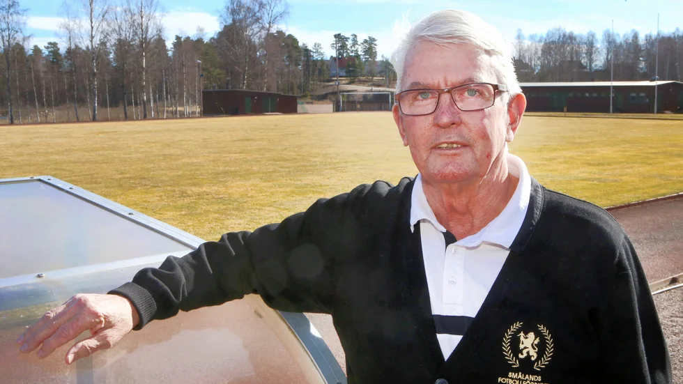Södra Vi IF:s ordförande Håkan Danielsson. 