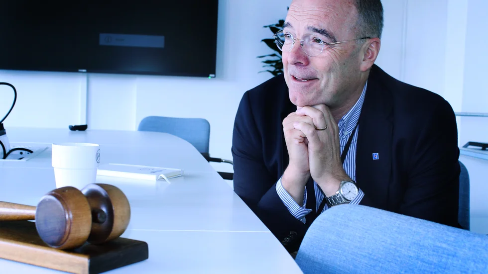 Stefan Nyrinder, vd för Länsförsäkringar Östgöta, är trots bolagets förlust inte orolig för bolaget. "Vi är fortsatt finansiellt starka", säger han.