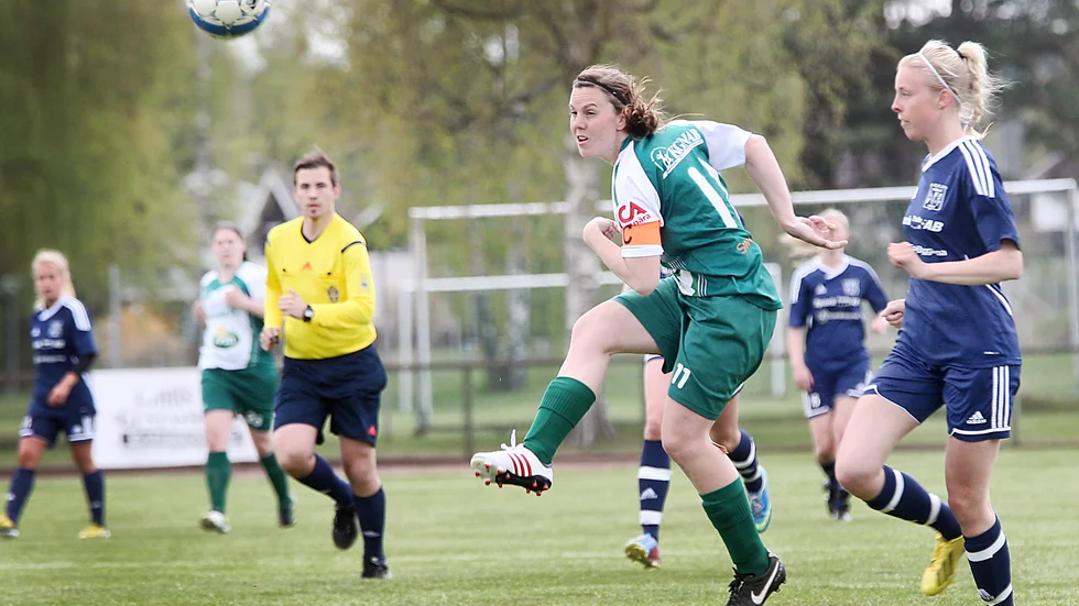 Caroline Phalén är en av flera spelare som varit med i många lyckade seriepremiärer i HFK. 