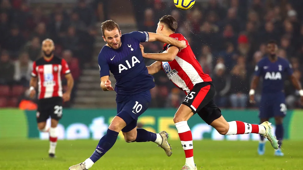 Harry Kane, välbetald stjärnspelare i Tottenham. Arkivbild.