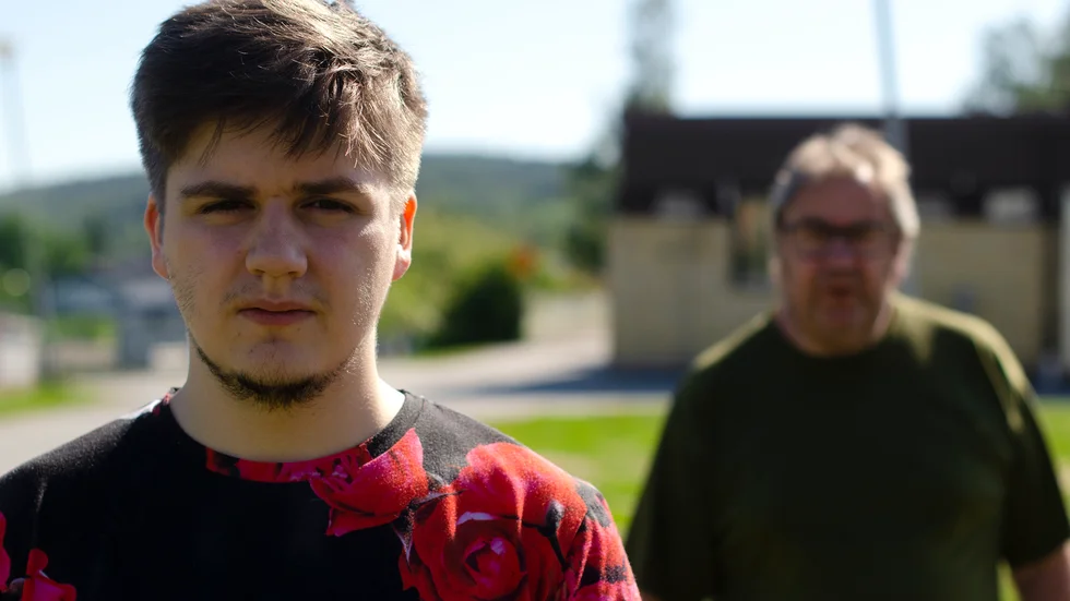 Jesper Nordin och Roger Kallin är två av deltagarna i Norrdans projekt "Öm.tålig". Pressbild.
