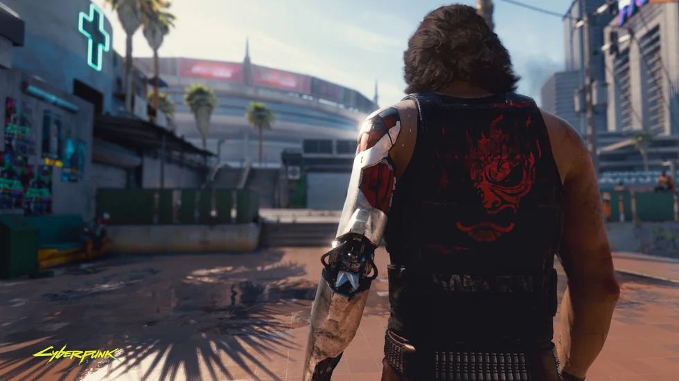 Rollspelet "Cyberpunk 2077" har försenats ytterligare. Pressbild.