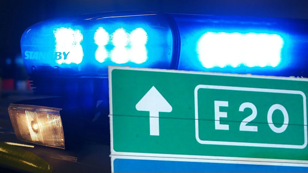 Bilisten körde enligt polisen i 243 kilometer i timmen på E20.