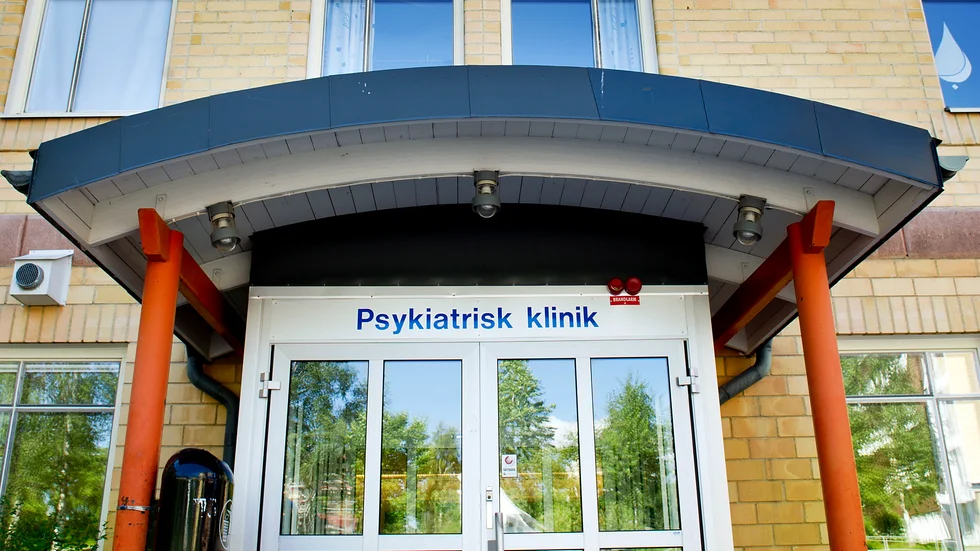 Patienten låste in sig på toaletten vid psykiatriska kliniken.