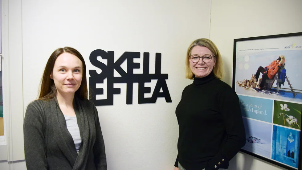 Cecilia Frank och Maria Broman, Visit Skellefteå.