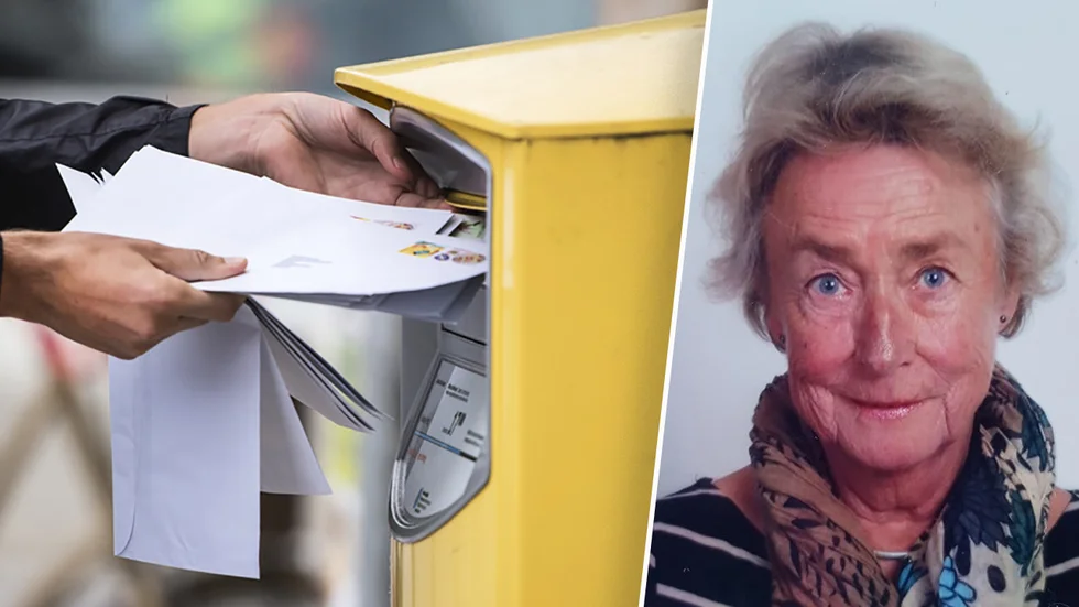 Strängnäsbon Ulla Janssen har betalat den obetalda portoavgiften samt en expeditionsavgift och väntar nu på att betalningen ska synas så att hon kan få ta emot sitt brev.