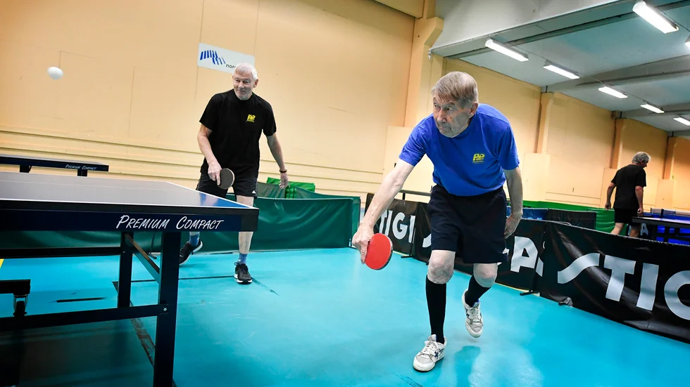 Lars-Gunnar Rehnfors och Bosse Jonsson i en snabbfotad dubbelmatch.