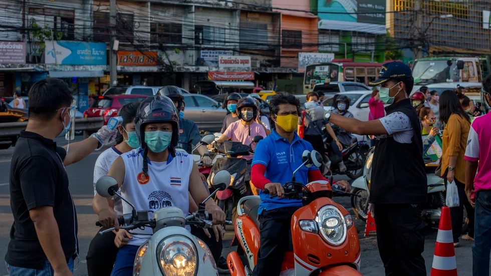 Turism till Thailand minskar på grund av coronapandemin. Arkivbild.