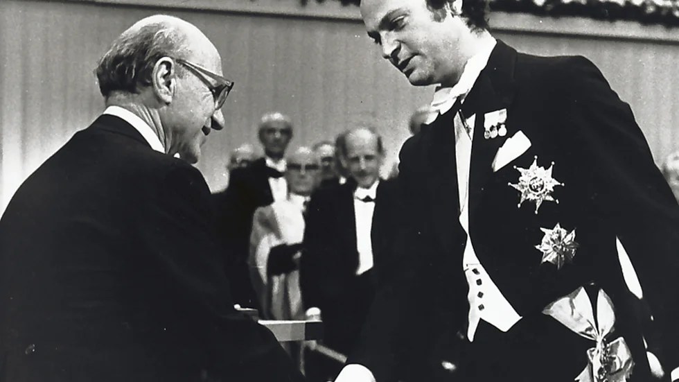Milton Friedman fick Nobelpriset i ekonomi 1976. 