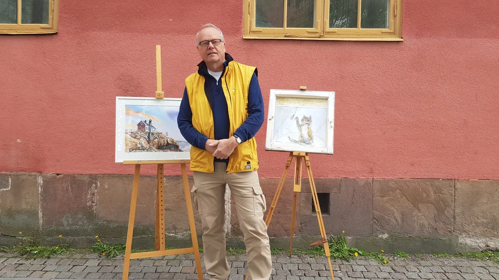 Konstnären Håkan Groop har tagit initiativ till en ny lokal konstutställning som arrangeras utomhus i Nyköping. Hittills har 15 konstnärer anmält sig.