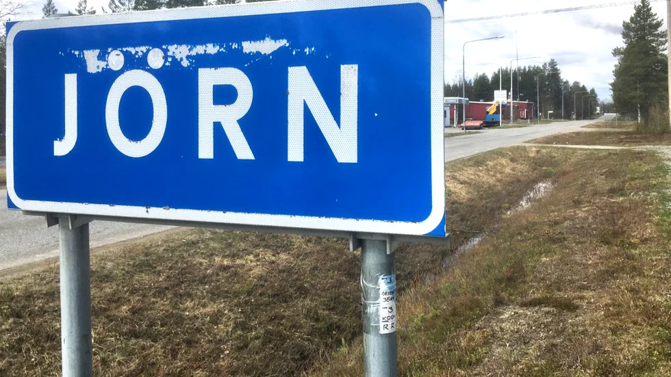 Det var i Jörn som våldsdramat inträffade under natten.