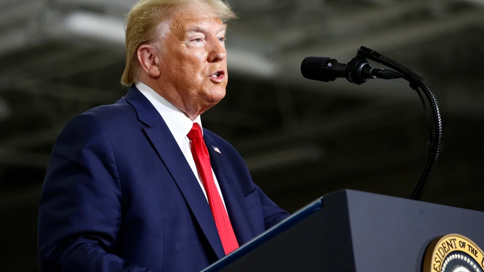 Trump ombeds att inte spela Village Peoples låtar längre. Arkivbild.