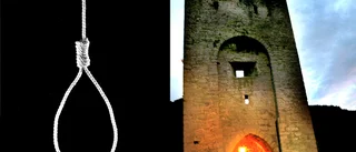 Flera hängsnaror sattes upp i Visby innerstad