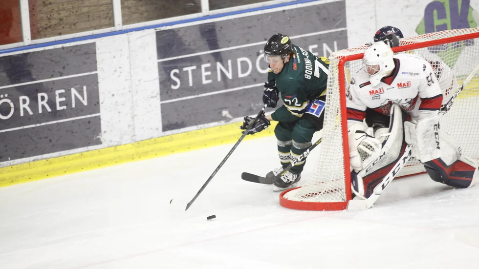 Zebastian Bodini Schmitt gjorde ESK:s mål mot Hanviken.